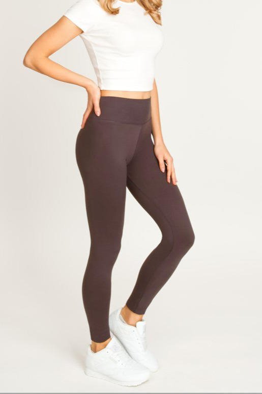 LEGGINSY DAMSKIE GŁADKIE LE001-26