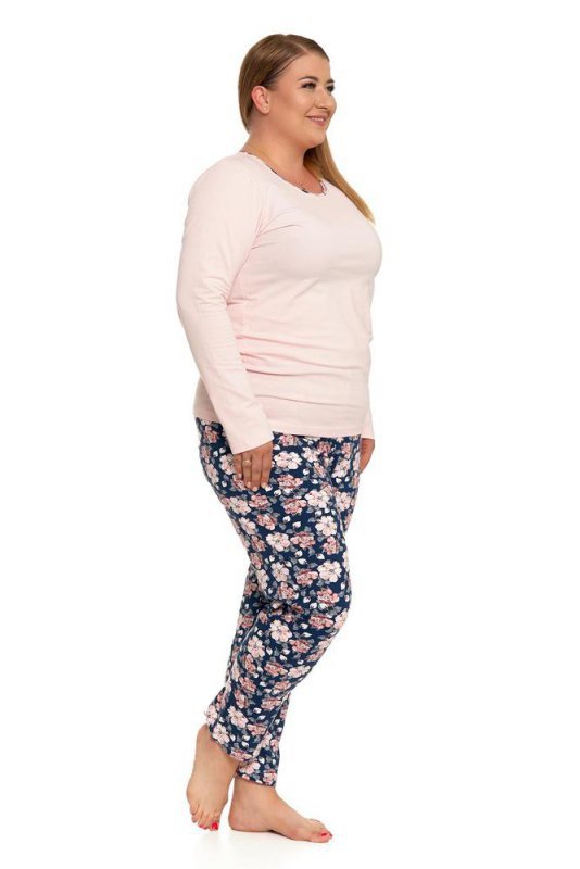 PIŻAMA DAMSKA PLUS SIZE PDD5600-003 - AW2023/24