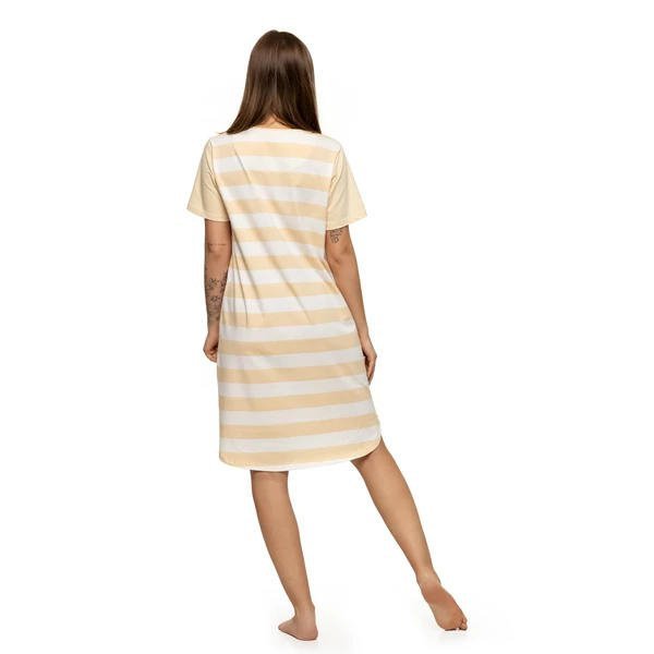 KOSZULA NOCNA DAMSKA ZE WZOREM MISIA PDK2600-009 S/S 2025