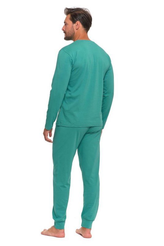 PIŻAMA MĘSKA Z DŁUGIM RĘKAWEM PDM5400-004 - AW2024/25