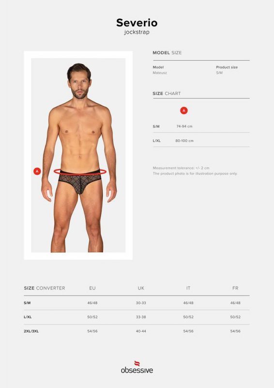SEVERIO JOCKSTRAP SLIPY OTWARTE