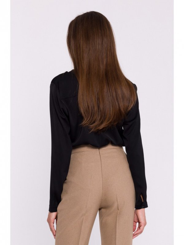 Stylove S375 Bluzka z długimi rękawami - czarna