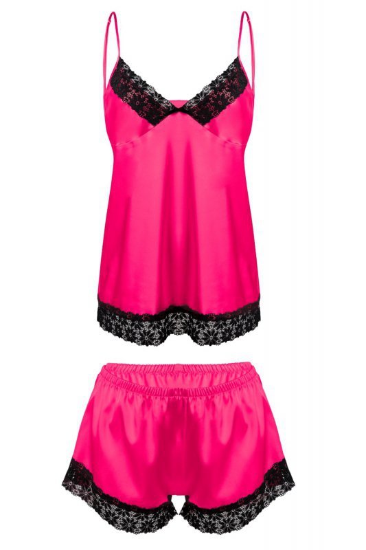 D Karen KOMPLET MANDY SATYNA PINK