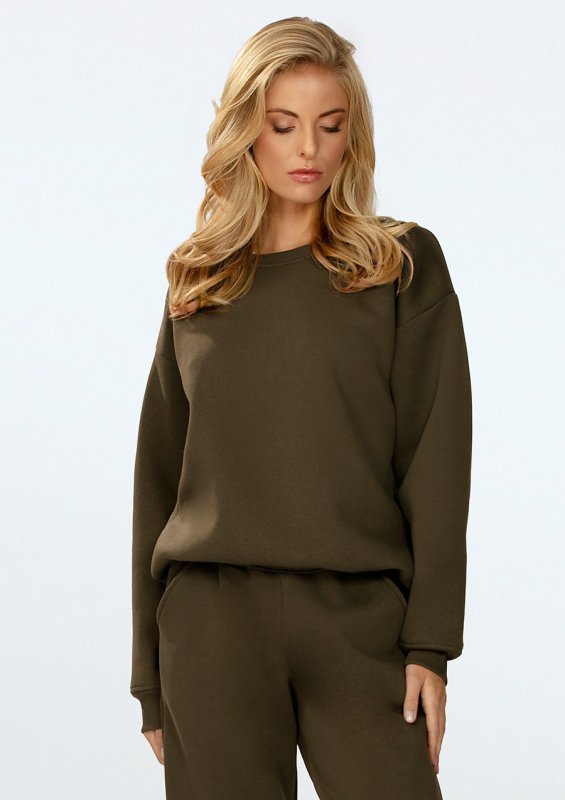 D Karen Bluza Rehema KHAKI BAWEŁNA GRUBA