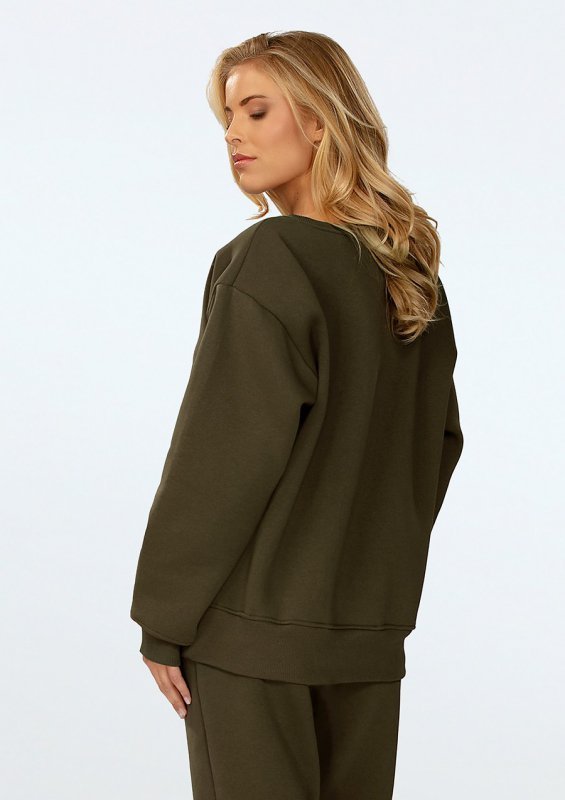 D Karen Bluza Rehema KHAKI BAWEŁNA GRUBA