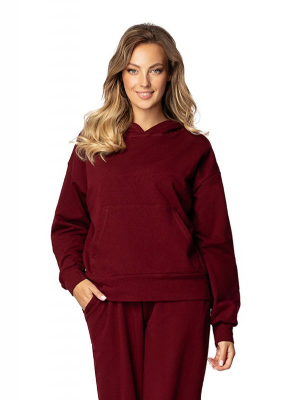 D Karen Bluza DK-K-B8 GRANAT BAWEŁNA