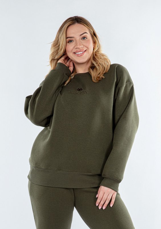 D Karen Bluza Rehema H1 KHAKI BAWEŁNA GRUBA