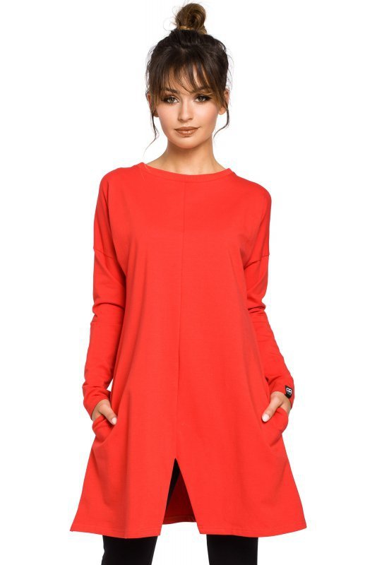 BeWear B042 tunika czerwona
