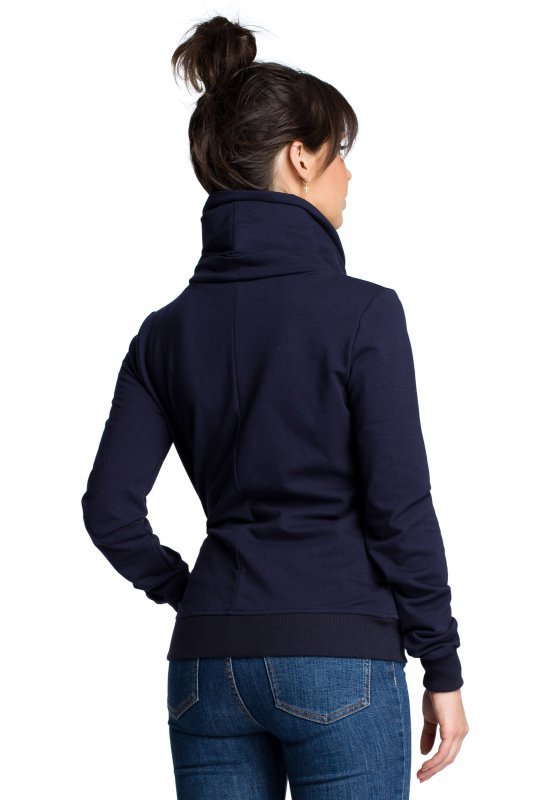 BeWear B071 Bluza z zamkiem granatowa