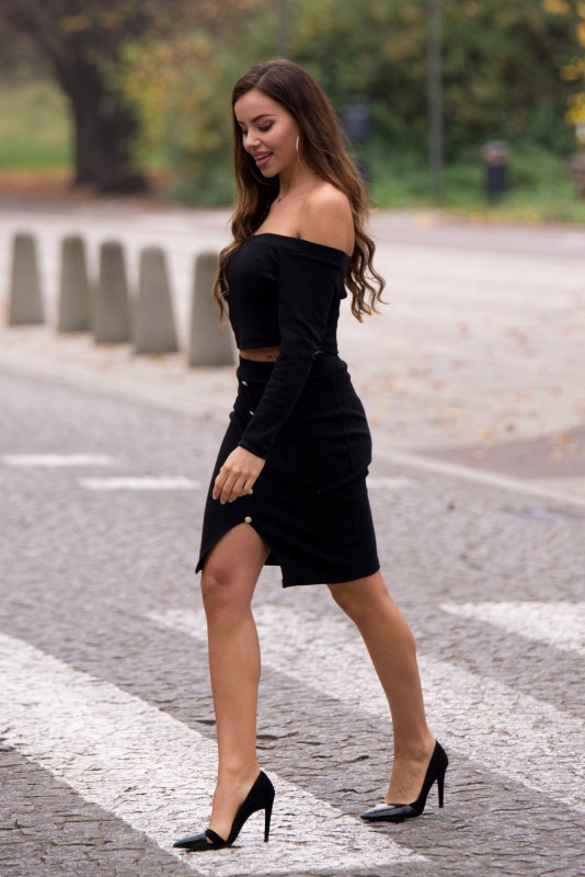 Merribel Asant Black 1110 spódnica i bluza