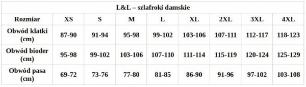 SZLAFROK DAMSKI 2102