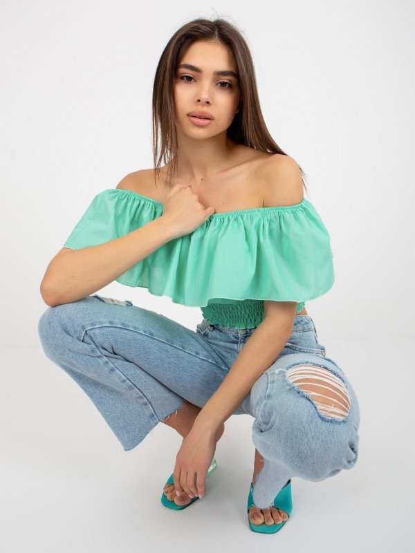 Top-LK-TP-508609.37-mietowy rozmiar - 42