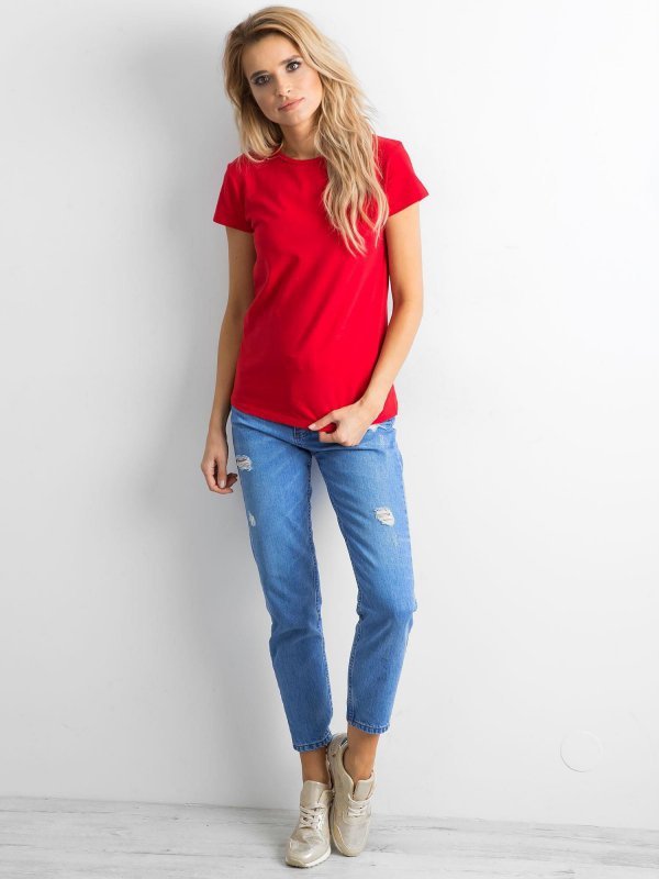T-shirt-RV-TS-4623.86-czerwony rozmiar - S