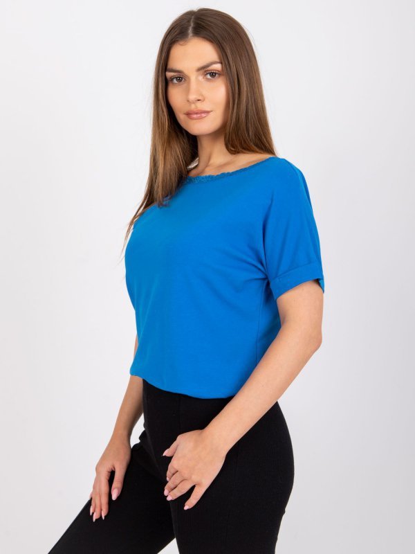 Bluzka-RV-BZ-7544.00-ciemny niebieski rozmiar - S