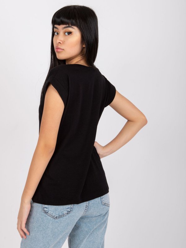 T-shirt-RV-TS-7543.12X-czarny rozmiar - M