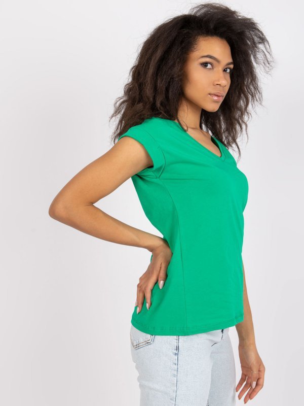 T-shirt-RV-TS-7543.12X-zielony rozmiar - XL