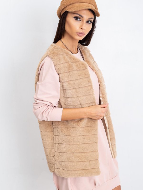 Kamizelka-TW-KZ-2114.09P-beżowy rozmiar - 2XL