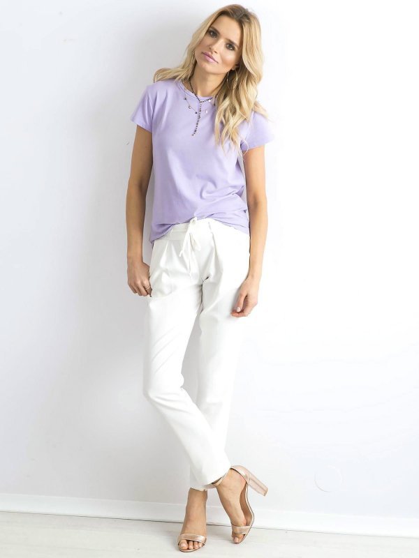 T-shirt-RV-TS-4623.71-jasny fioletowy rozmiar - XS
