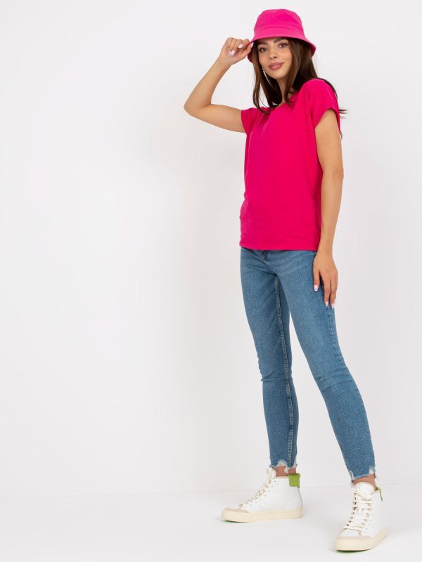 T-shirt-B-014.56P-fuksjowy rozmiar - XS