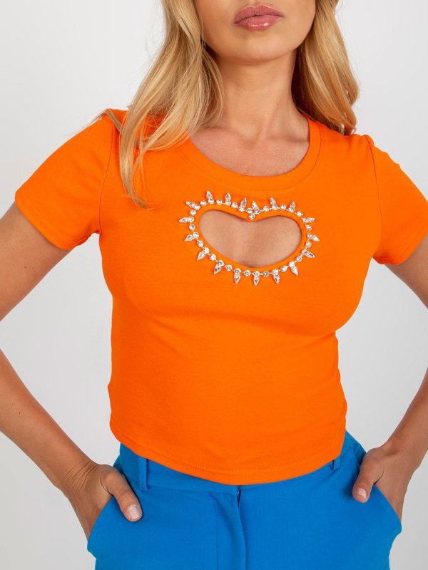 Bluzka-NM-BZ-V6860.84-pomarańczowy rozmiar - M/L