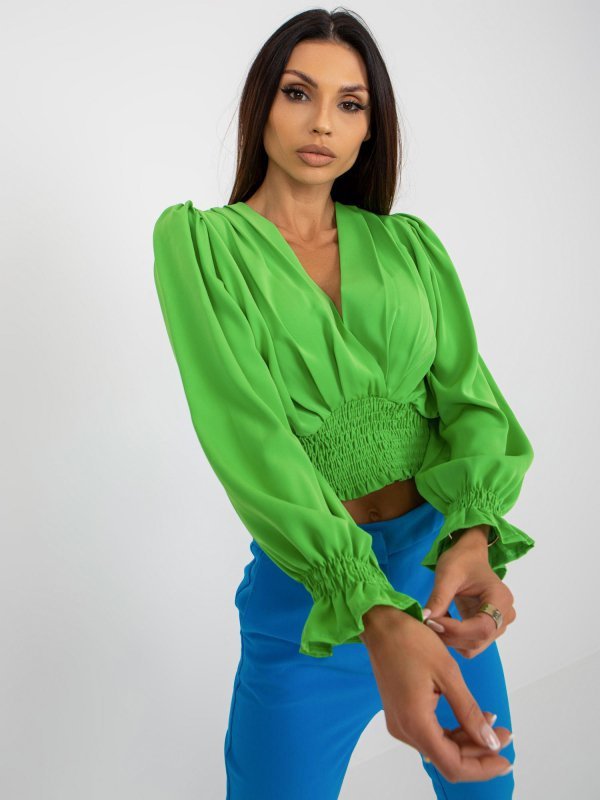 Bluzka-DHJ-BZ-13866.92P-jasny zielony rozmiar - ONE SIZE