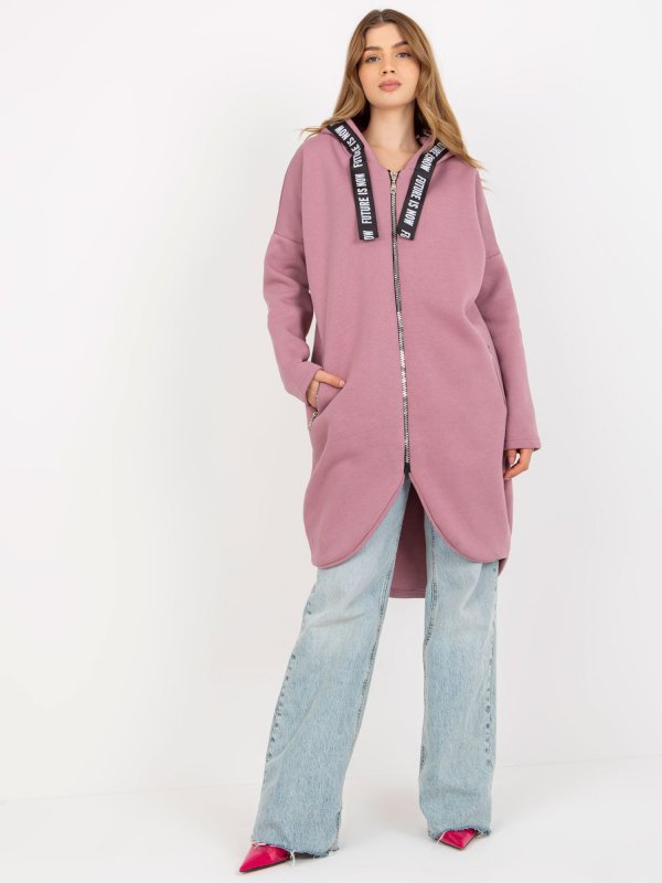 Bluza-RV-BL-6683.00P-ciemny różowy rozmiar - L/XL