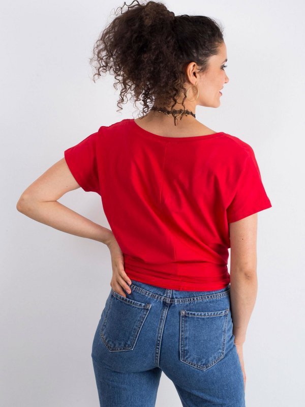 T-shirt-RV-TS-4832.14P-czerwony rozmiar - M