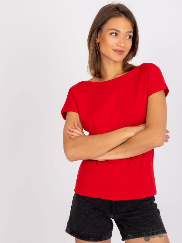 T-shirt-RV-TS-4662.38P-czerwony rozmiar - L