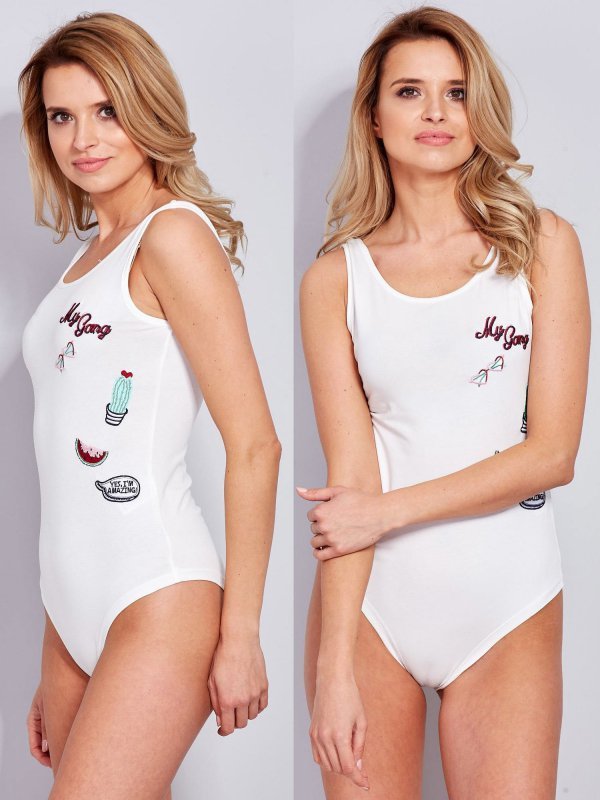 Body-PL-BO-1440.89-ecru rozmiar - S