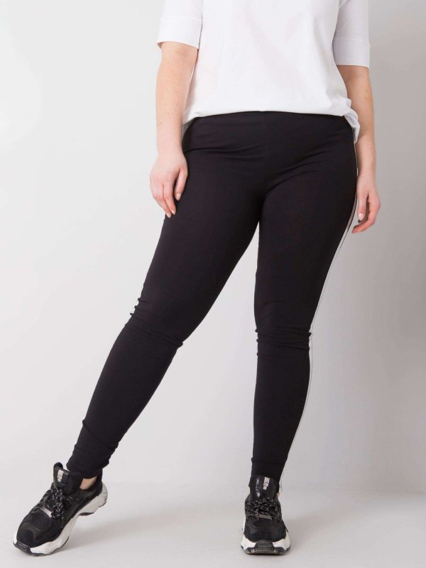 Leginsy-RV-LG-6303.64-czarno-srebrny rozmiar - 3XL