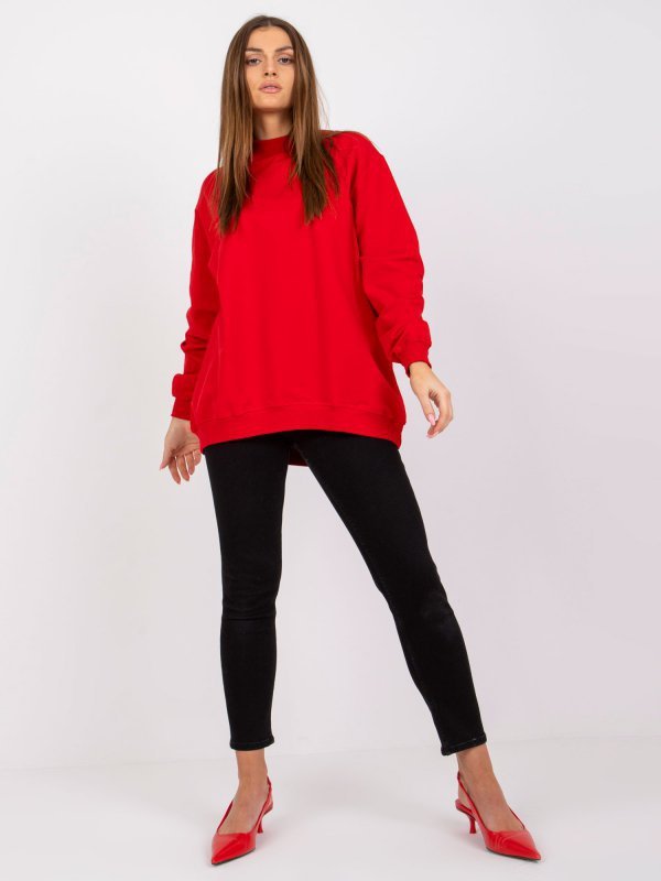 Bluza-RV-BL-5185.81P-czerwony rozmiar - S/M