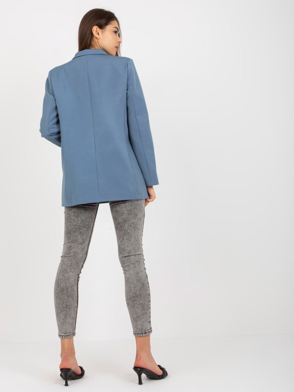 Marynarka-LK-MA-509286-1.46P-ciemny niebieski rozmiar - ONE SIZE