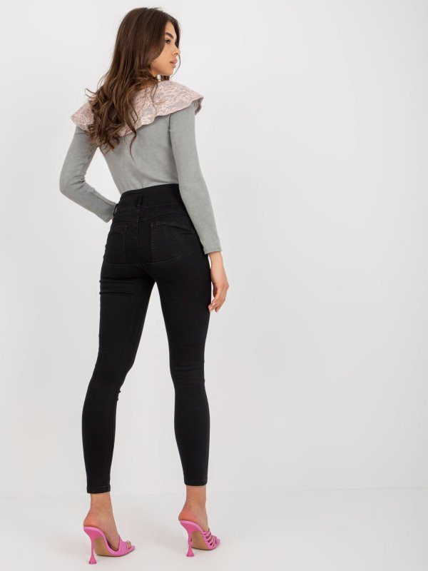 Spodnie jeans-NM-SP-L73.29P-czarny rozmiar - XS