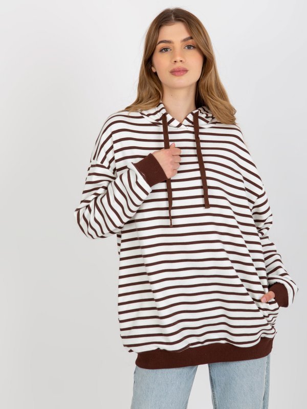 Bluza-FA-BL-8287.20P-ciemny brązowy rozmiar - ONE SIZE