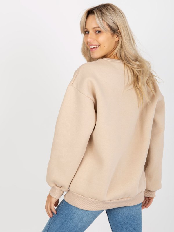 Bluza-EM-BL-617-3.15P-beżowy rozmiar - ONE SIZE
