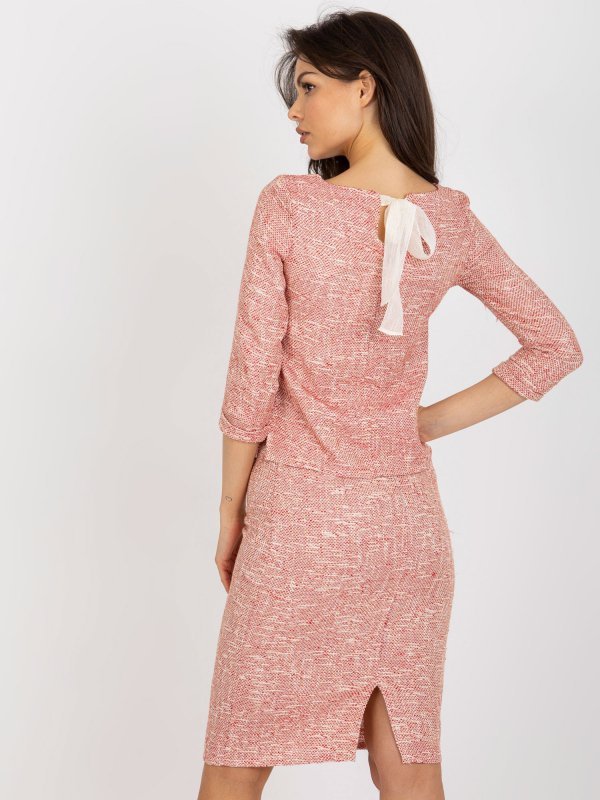 Bluzka-LK-BZ-506489.75-czerwony rozmiar - 42