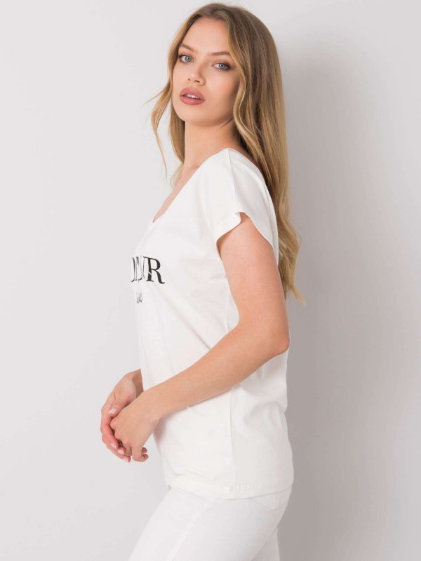 T-shirt-FA-TS-7142.37P-ecru rozmiar - ONE SIZE