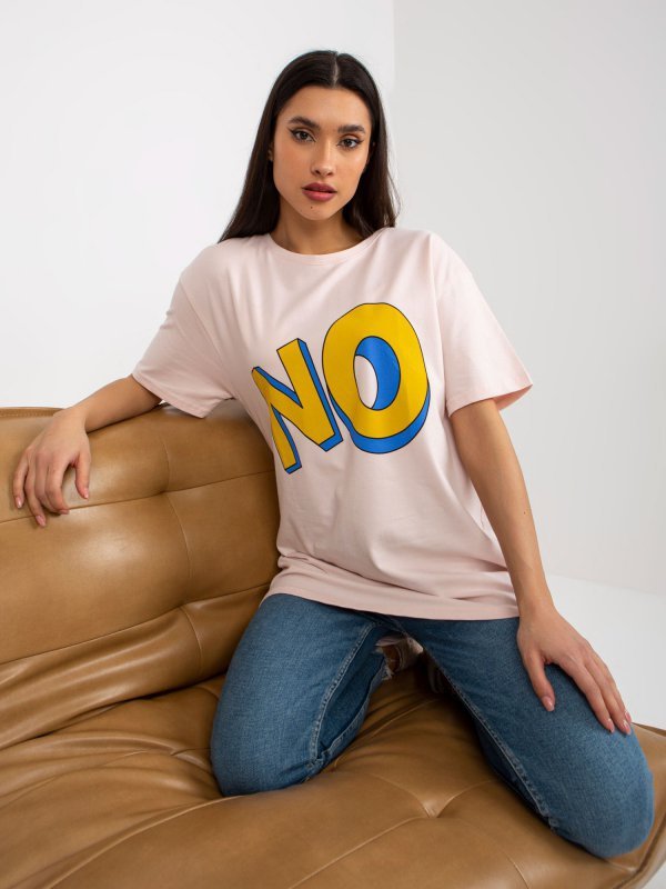 T-shirt-EM-TS-527-2.60P-jasny różowy rozmiar - ONE SIZE