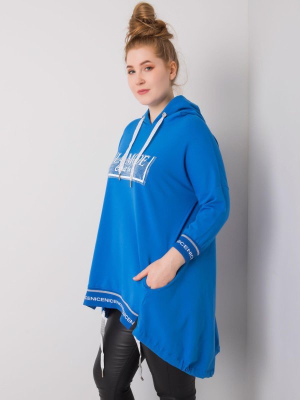 Bluza-RV-BL-6849.63P-ciemny niebieski rozmiar - ONE SIZE