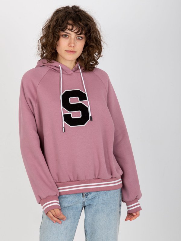 Bluza-RV-BL-8372.04P-ciemny różowy rozmiar - ONE SIZE