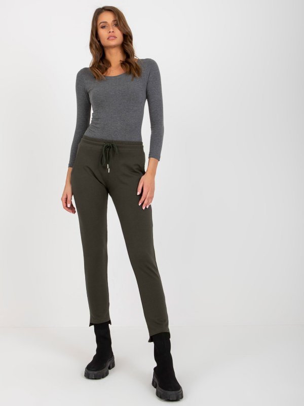 Spodnie dresowe-RV-DR-8380.25P-khaki rozmiar - L/XL