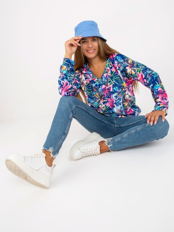Bluzka-RV-BZ-8133.19P-ciemny niebieski rozmiar - L/XL