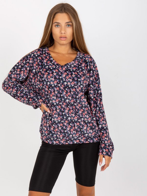 Bluzka-RV-BZ-8132.60-granatowy rozmiar - L/XL