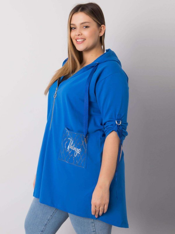 Bluza-RV-BL-6795.84-ciemny niebieski rozmiar - ONE SIZE
