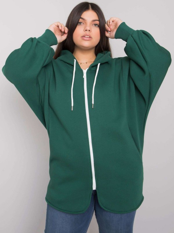 Bluza-RV-BL-7282.22P-ciemny zielony rozmiar - ONE SIZE