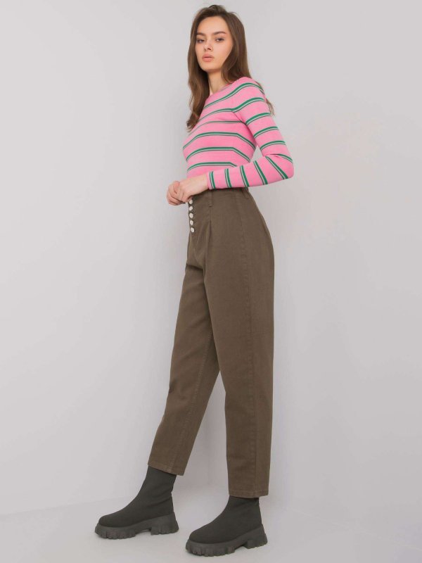 Spodnie jeans-MR-SP-5166-1.42-khaki rozmiar - 26