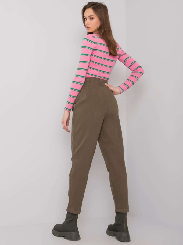 Spodnie jeans-MR-SP-5166-1.42-khaki rozmiar - 28