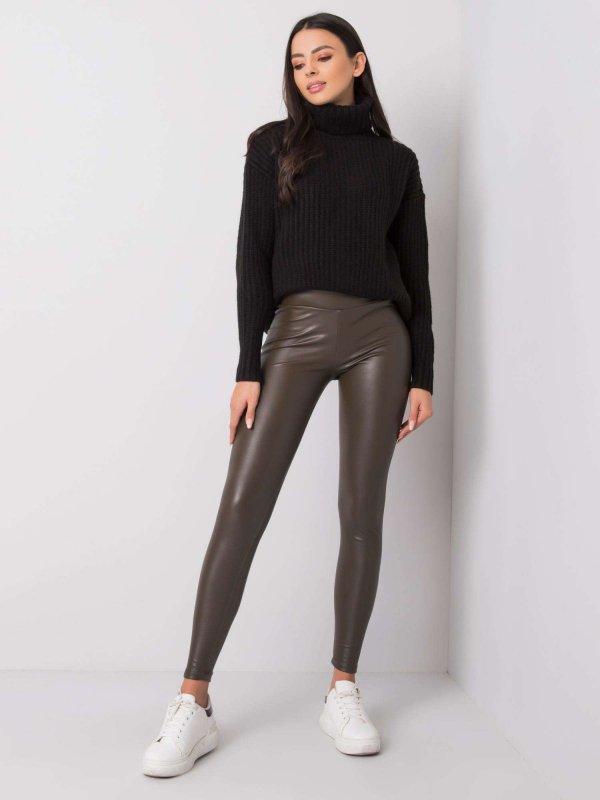 Leginsy-RV-LG-6007.11-ciemny khaki rozmiar - L