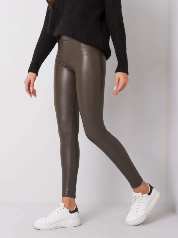 Leginsy-RV-LG-6007.11-ciemny khaki rozmiar - L