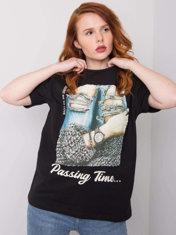 T-shirt-HB-TS-3047.33P-czarny rozmiar - S
